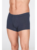 Boxer bi-pack in cotone elasticizzato fantasia a rombi