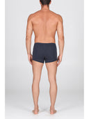 Boxer bi-pack in cotone elasticizzato fantasia a rombi