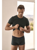 Boxer parigamba colorato bipack, lunghezza media in jersey di cotone elasticizzato