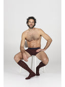 Boxer parigamba colorato, lunghezza media in jersey di cotone elasticizzato