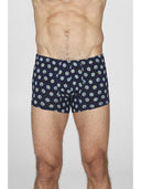 Boxer parigamba in jersey di cotone elasticizzato con disegno fantasia tappi, confezione bipack
