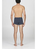 Boxer parigamba in jersey di cotone elasticizzato con disegno fantasia tappi, confezione bipack