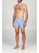Boxer in pregiato popeline 100% cotone a righe Riga Julipet