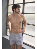 Boxer uomo classico, in pregiato popeline di puro cotone