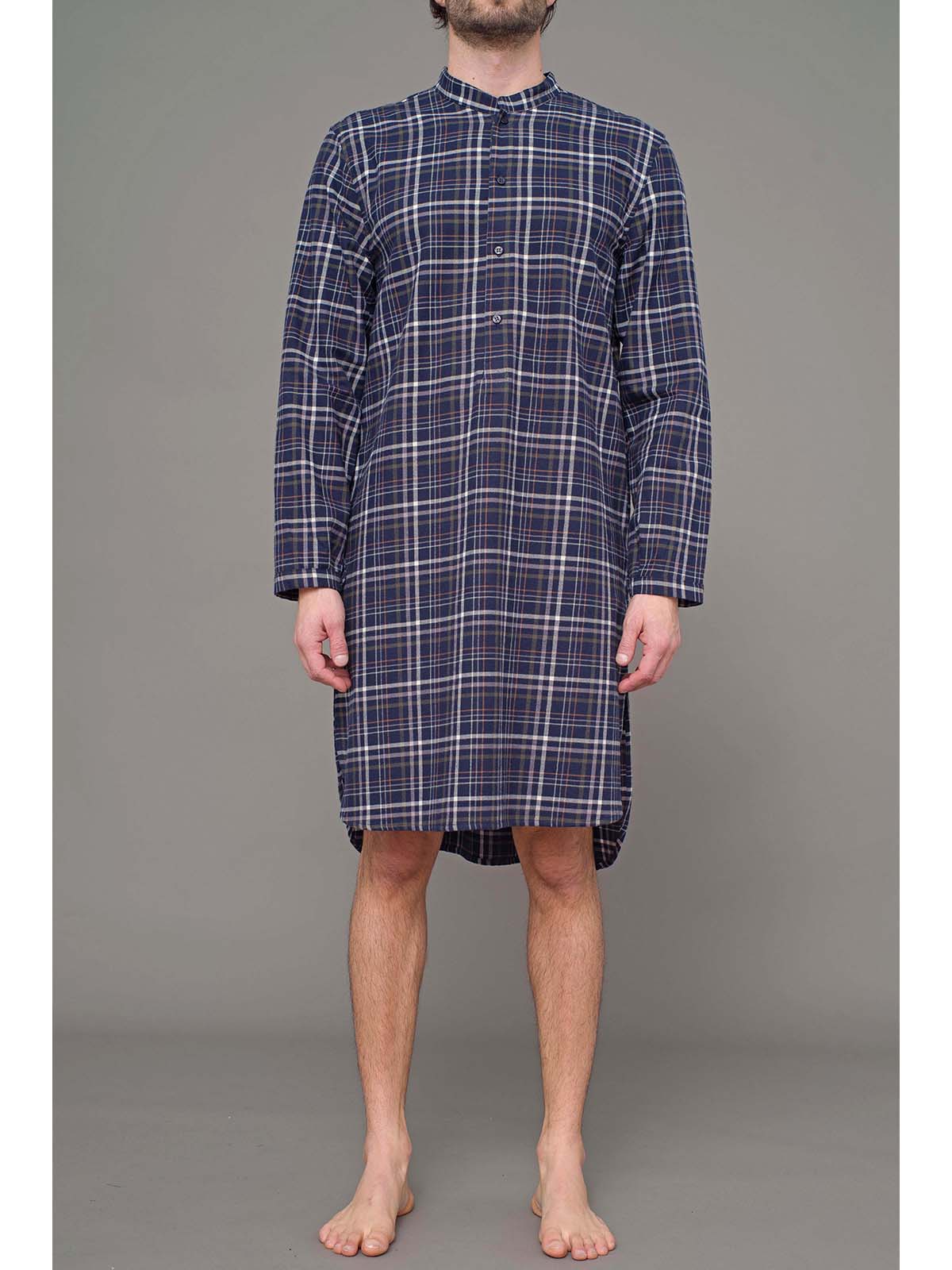 Julipet Camicia da notte in flanella 100% cotone