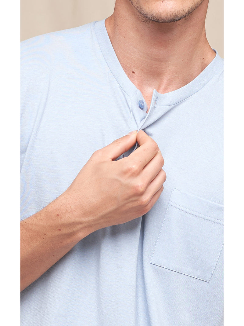 Pigiama corto in leggero jersey di puro cotone