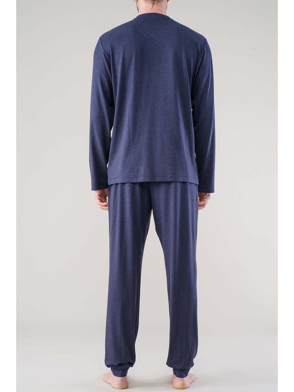 V-neck micromodal pyjamas