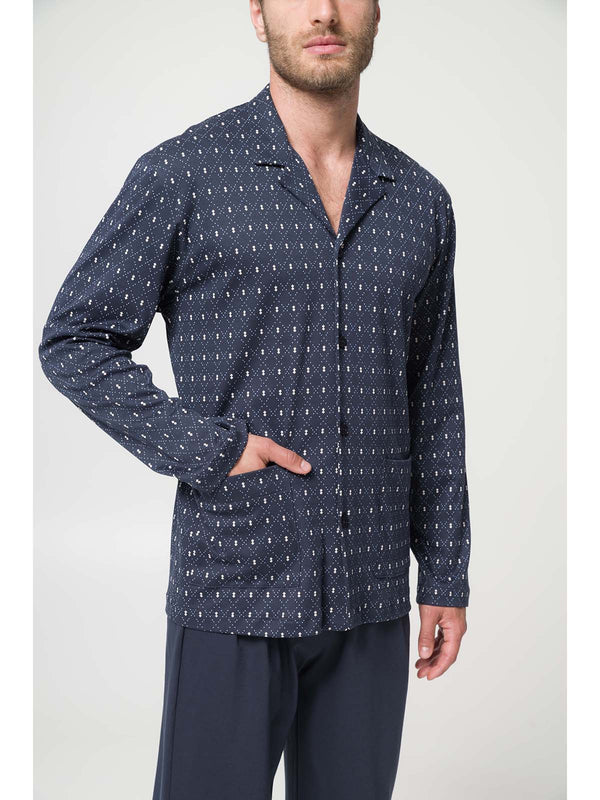 Pajamas in soft pure cotton interlock