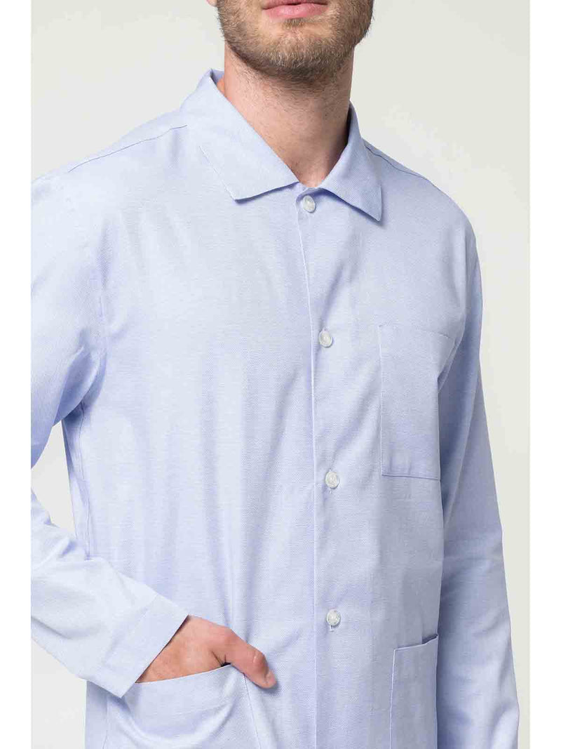 100% POPLIN OPEN PAJAMAS