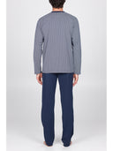 Pigiama in leggerissimo jersey di puro cotone Blu Julipet