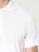Polo classica in jersey di puro cotone Bianco Julipet