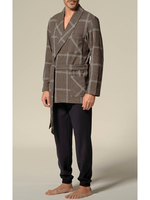 Chamber jacket in comfortable jacquard fabric