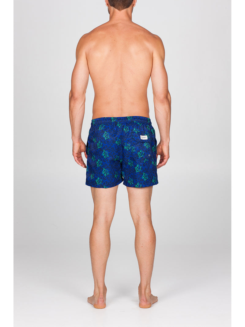 Beachwear boxer shorts in lightweight microfibre canvas Artist Edition