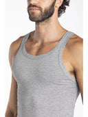 Canottiera in jersey di cotone elasticizzato Grigio Mel Julipet