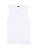 Maglietta smanicata in leggero jersey di cotone elasticizzato Nero Julipet