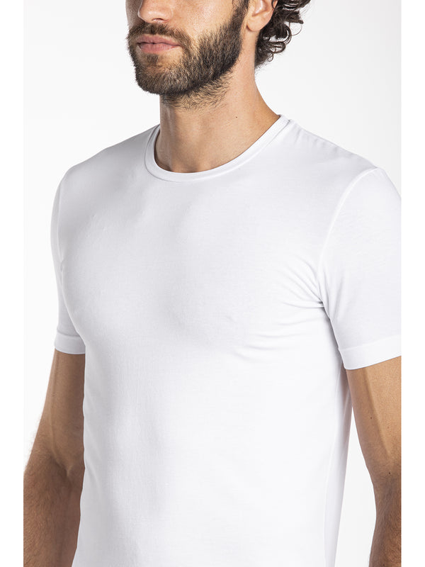 T-shirt in stretch cotton jersey
