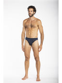 Slip blu in jersey di puro cotone mercerizzato e gasato Julipet