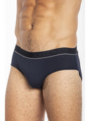 Slip medio in jersey  di cotone makò elasticizzato bipack Blu Notte Julipet