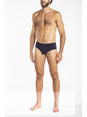 Slip medio in leggero jersey di cotone elasticizzato Blu Notte Julipet