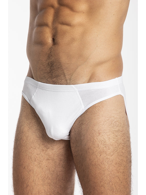 Stretch cotton jersey briefs modern and comfortable cut