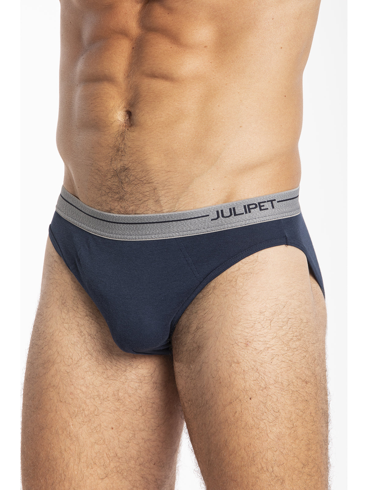 Slip mini in jersey  di cotone elasticizzato taglio moderno e confortevole Blu Navy Julipet