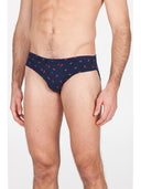 Slip comfort bipack in cotone bielastico Blu Julipet