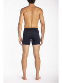 Boxer blu in jersey di puro cotone gasato Julipet