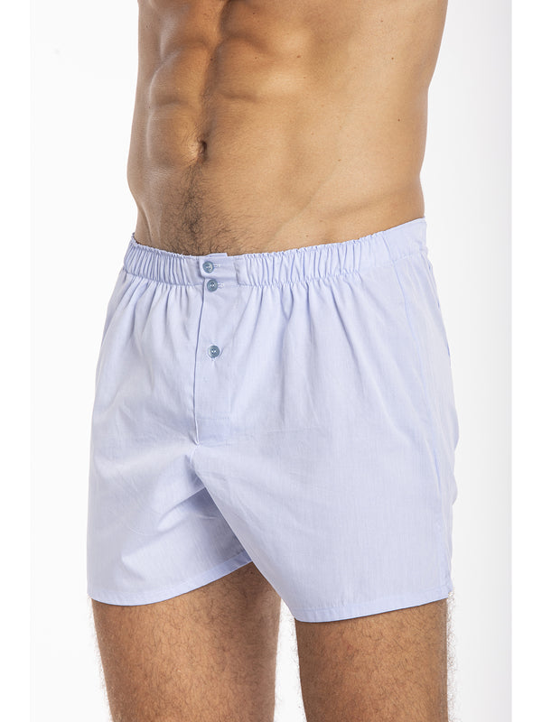 Canvas boxer shorts with internal support
