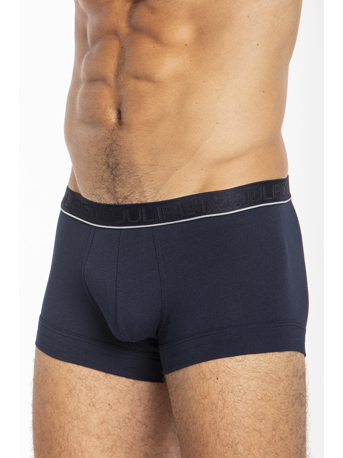 Julipet Parigamba blu in jersey di cotone makò elasticizzato bipack