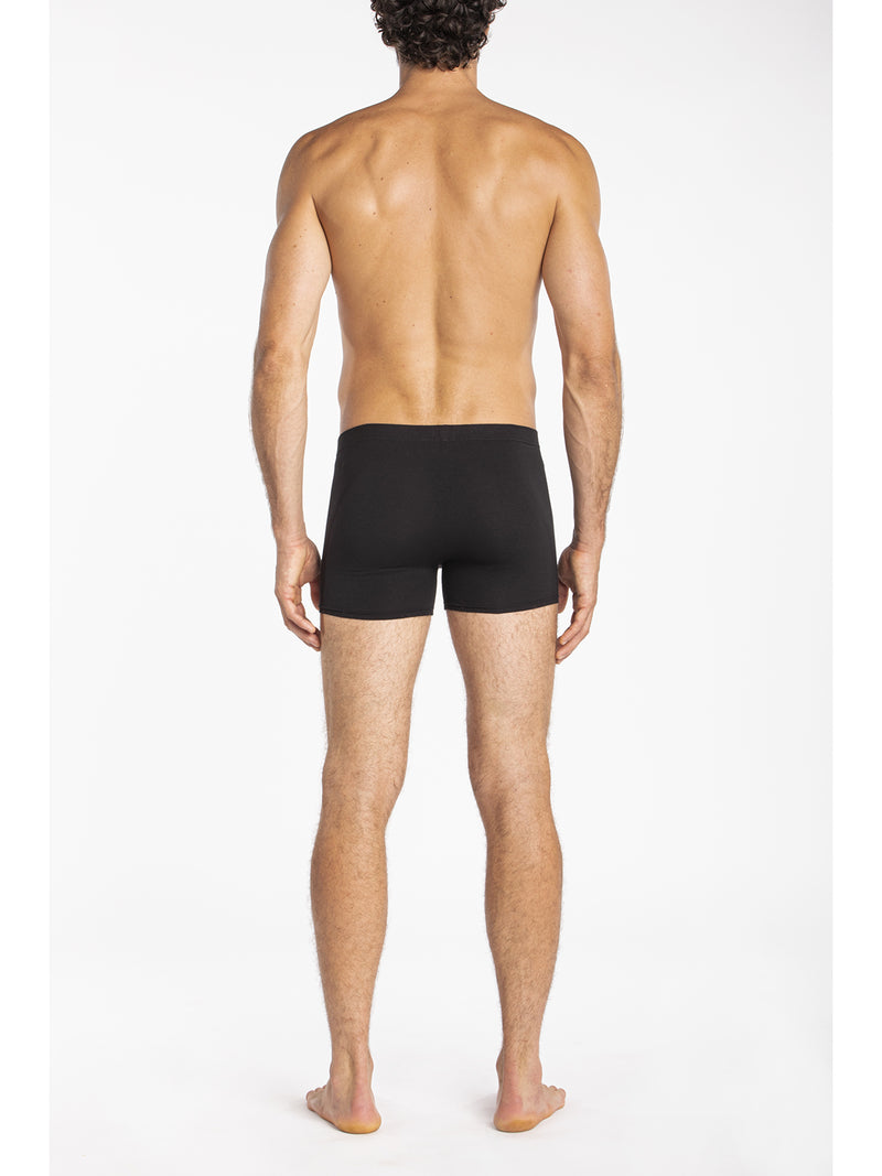Boxer shorts in light stretch cotton jersey