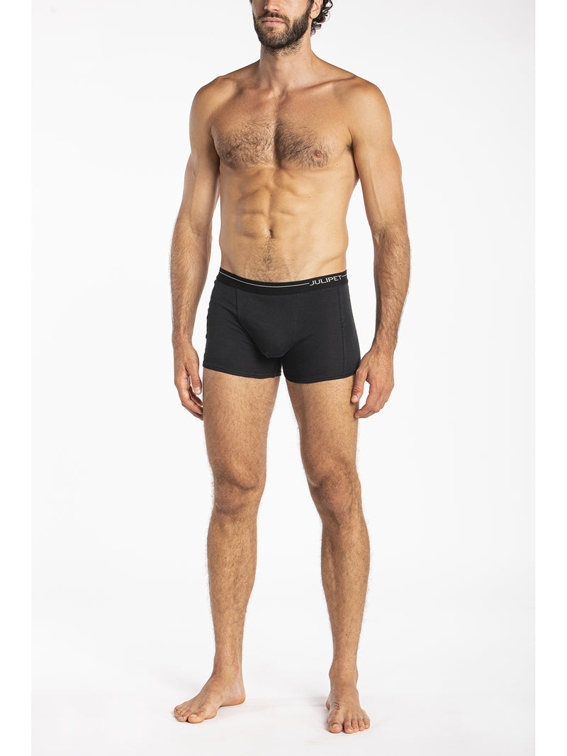 Boxer shorts in stretch cotton jersey modern and comfortable cut