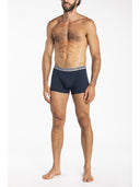 Boxer in jersey  di cotone elasticizzato taglio moderno e confortevole Blu Navy Julipet
