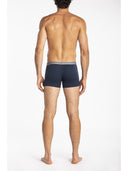 Boxer in jersey  di cotone elasticizzato taglio moderno e confortevole Blu Navy Julipet