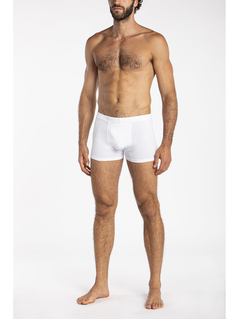 Boxer shorts in stretch cotton jersey bipack