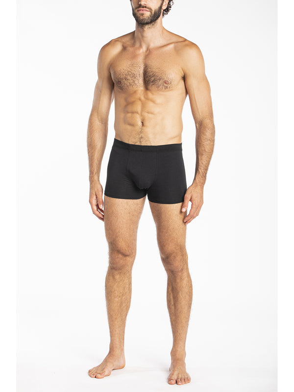 Boxer shorts in stretch cotton jersey bipack