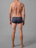 Boxer artist edition in cotone bielastico Blu Julipet