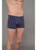 Boxer in cotone bielastico artist edition winewear Blu Julipet