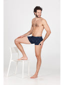 Boxer comfort in cotone bielastico Blu Julipet