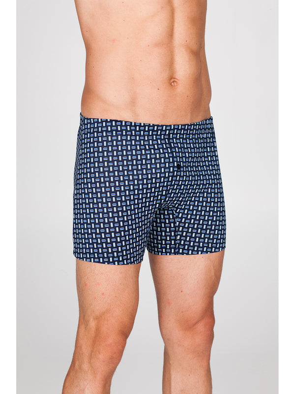 Boxer shorts in silky pure mercerised cotton