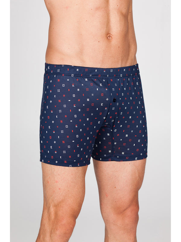 BOXER SHORTS IN PURE SILKY MERCERISED COTTON