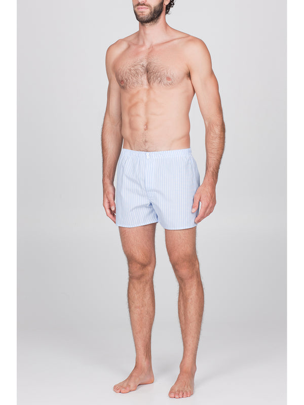 Pure refined poplin cotton boxer shorts