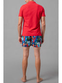 Polo classica in jersey di puro cotone Rosso Julipet